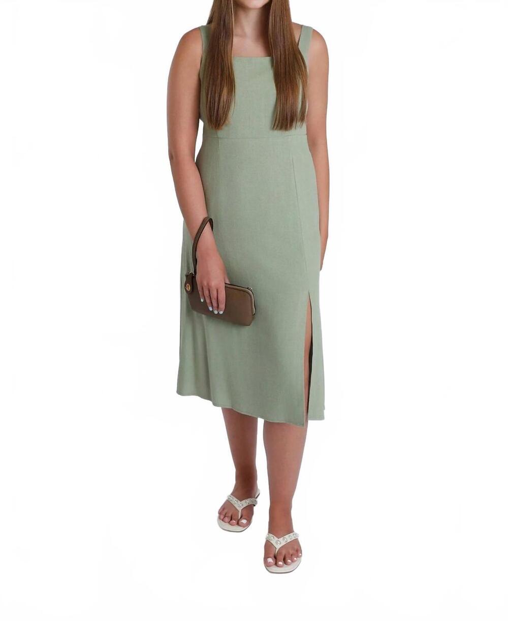 NEW HEM & THREAD serenity dress in green